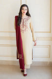 WIL Aisling 0062 Fully Emb 3 piece With Dhanak Embroidered Shawl