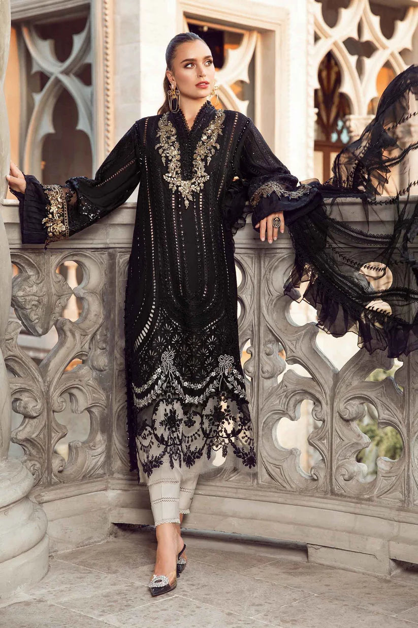 WIL TP 0039 Fully Embroidered 3 piece With Embroidered Organza Dupatta