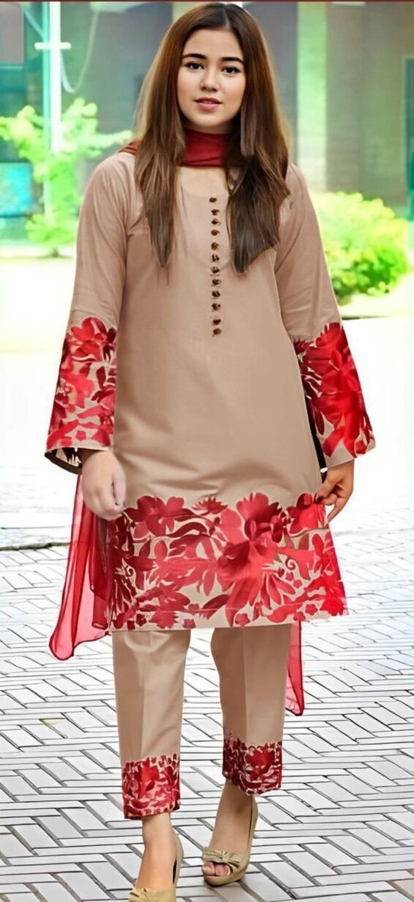 WIL TWP 05 FULLY EMBROIDERED lawn 2 Piece Code 784537