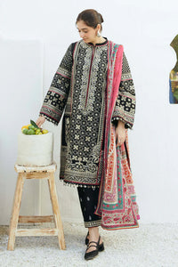 WIL TP 0034 Fully Embroidered 3 piece With Digital printed Silk Dupatta.