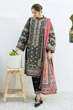 WIL TP 0034 Fully Embroidered 3 piece With Digital printed Silk Dupatta.