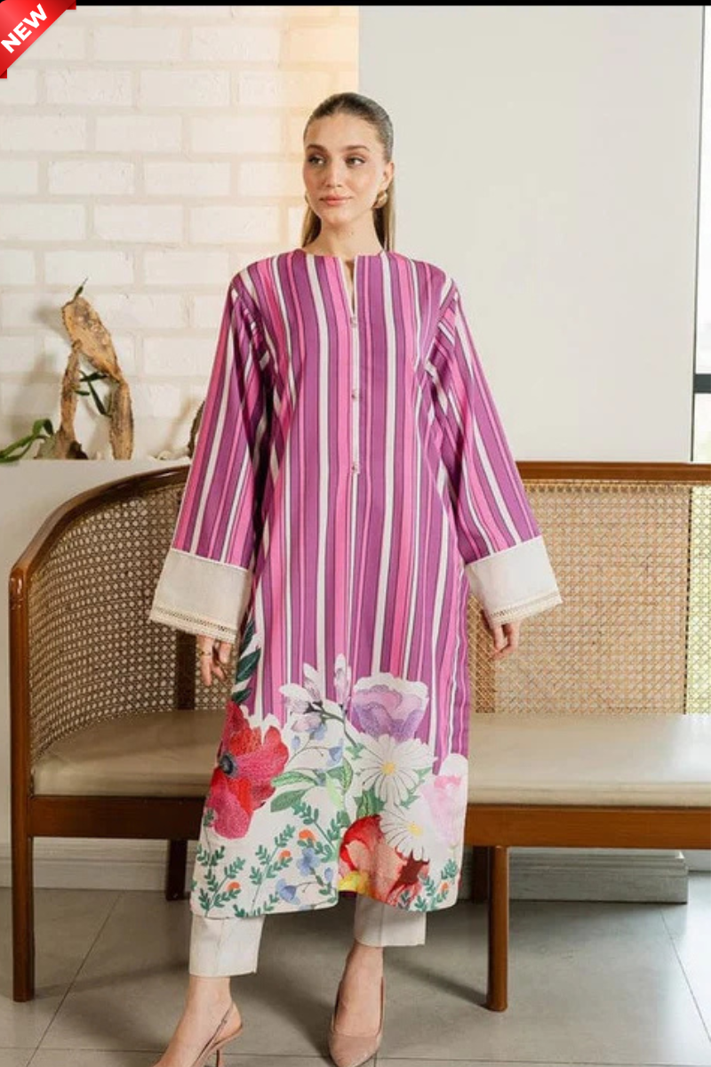 Wil 2p 0050 Wilco Silk Digital print 2 piece suit