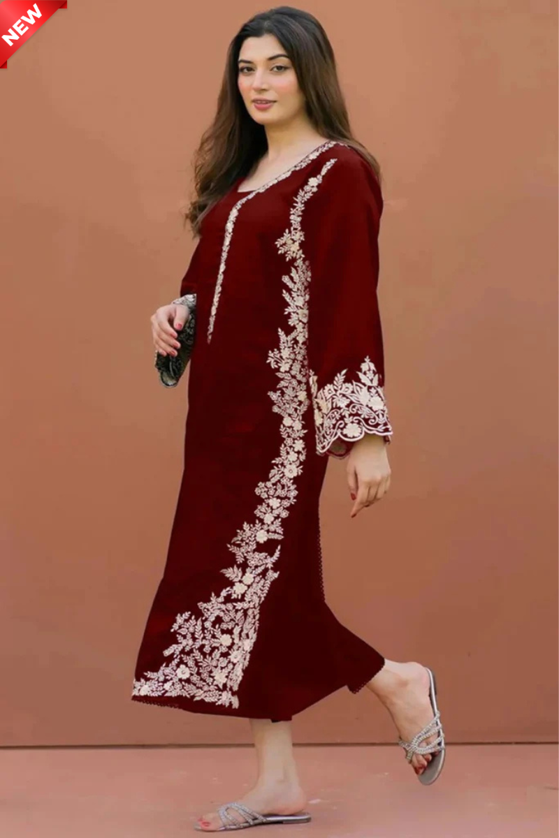 Wil 2P La Robe 0029 Dhanak Full Embroidered Suit