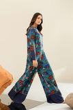 Wil 2p 0052 Wilco Silk Digital print 2 piece suit