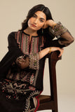 WIL ZS 0015 Fully Emb 3 piece With DHANAK EMBROIDERY SHAWL