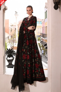 WIL BAREEZE 0009 Fully Emb 3 piece With full Premium printed wool shawl