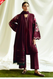 WIL Coco 0076 Fully Emb 3 piece With ;Dhanak printed shawl