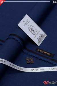 Wil Sapphire 0058 3D Thread Combination Fabric Premium Quality